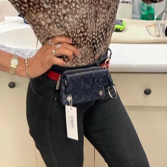 Hammitt VIP mini -French navy snake - Picture 9 of 16